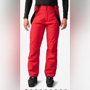Rossignol Mens Ski Pants: RED/BLACK: NEW WITH TAGS: SIZE MEDIUM